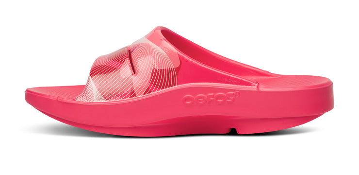 Women's OOahh Slide - Neon Berry Breeze