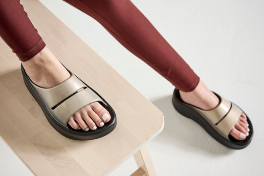 Women's OOmega OOahh Slide - Latte