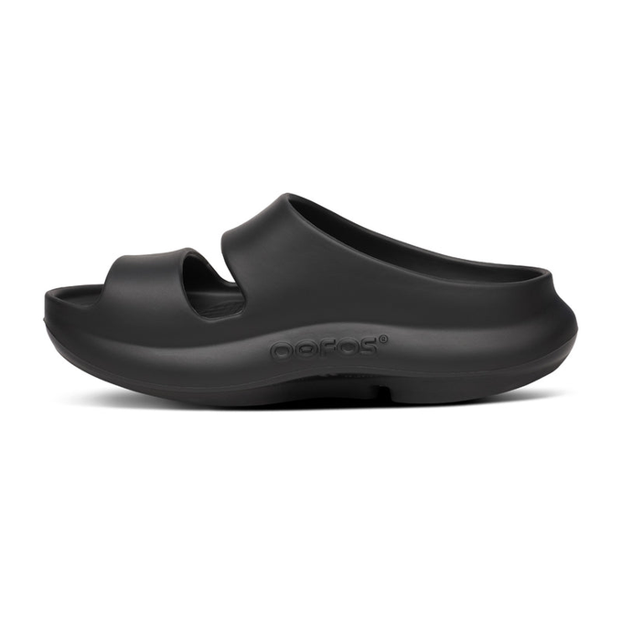 OOFOS Women's OOyea PLUS Slides - Black – oofos.com.au