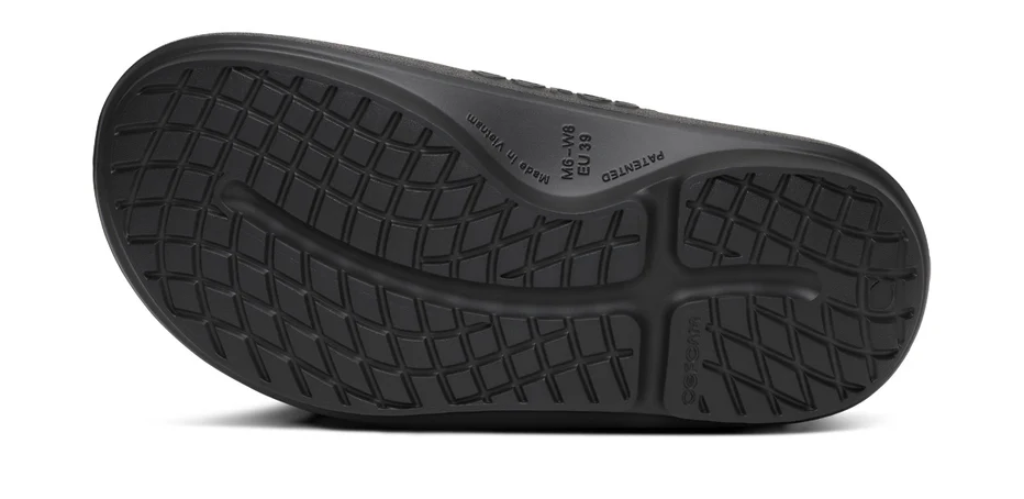 Men's OOahh PLUS | Black – oofos.com.au