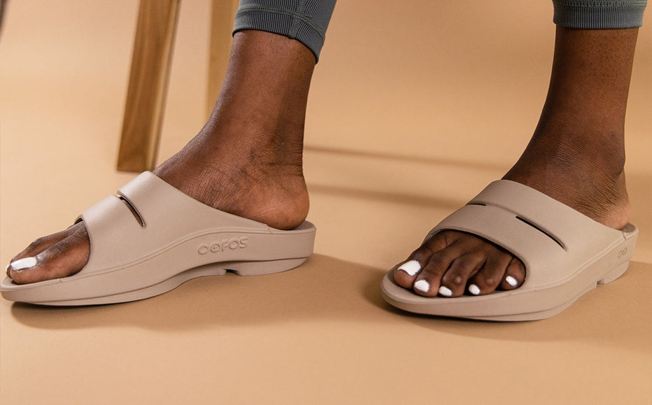 OOFOS Women's OOahh Recovery Slides, Nomad – oofos.com.au