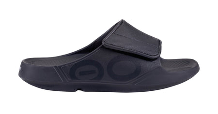 靴 OOFOS OOahh - Slate Men's OOahh Slide Sandal - Slate – OOFOS